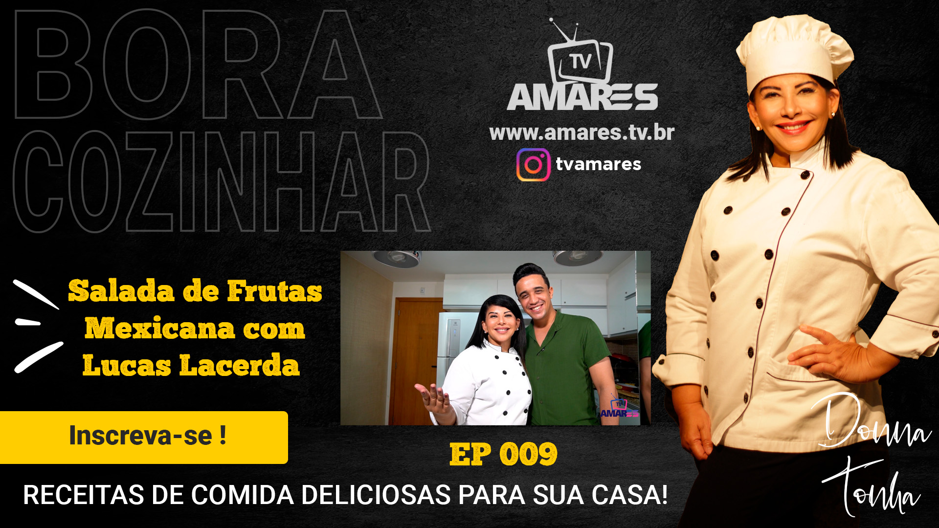 👨‍🍳🍽️ Salada de Frutas Mexicana com Lucas Lacerda - Bora Cozinhar 009