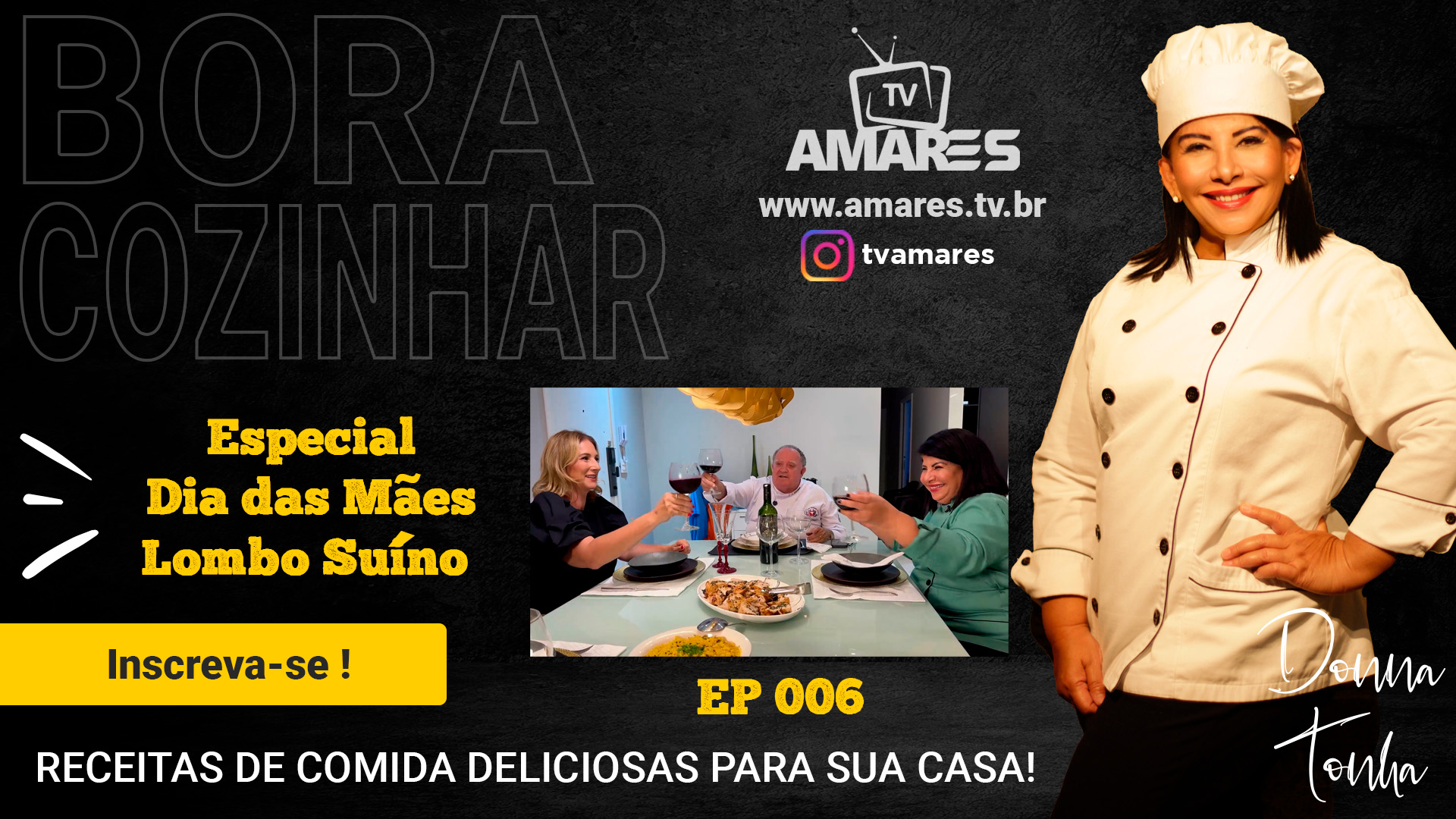 👨‍🍳🍽️ Lombo Suíno - Especial do Dia das Mães - "Bora Cozinhar com os Amigos"- Bora Cozinha 006