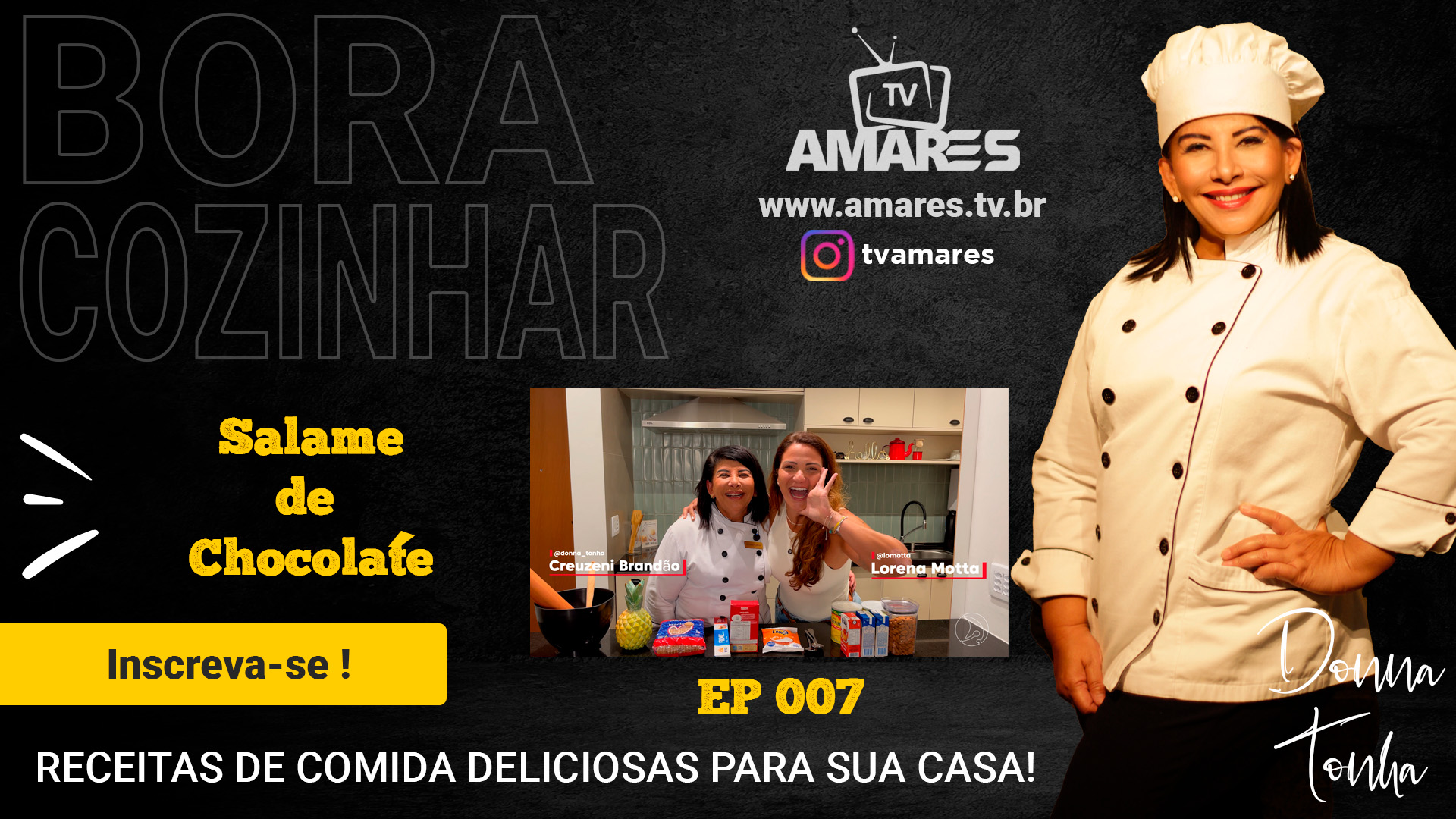 👨‍🍳🍽️ Salame de Chocolate - Bora Cozinhar 007